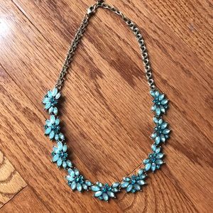 NEW blue floral NECKLACE!
